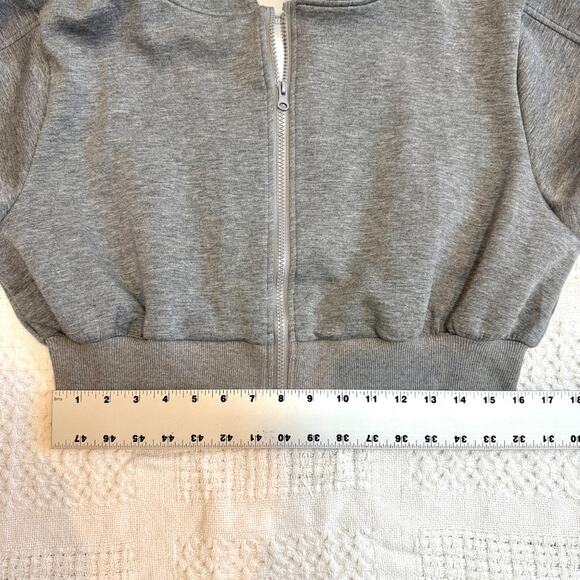 Commense large cropped hoodie sweatshirt double zip SP 2674 - Picture 7 of 13